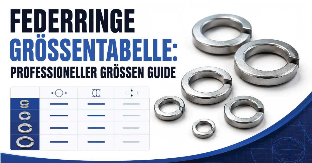 Federringe Größentabelle