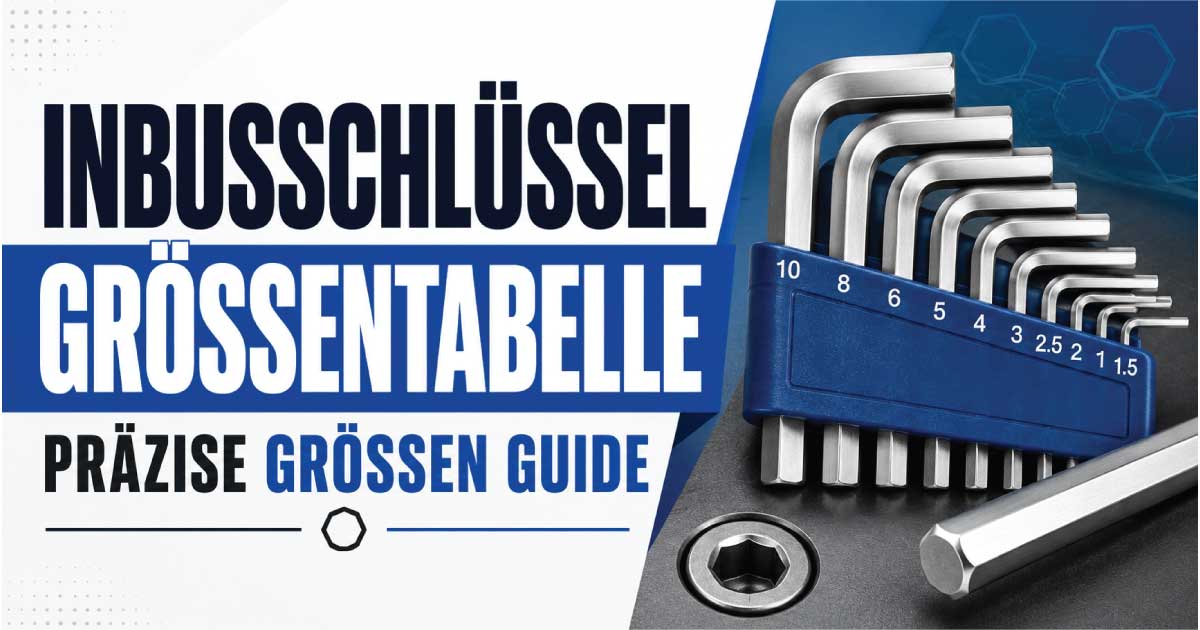 Inbusschlüssel Größentabelle