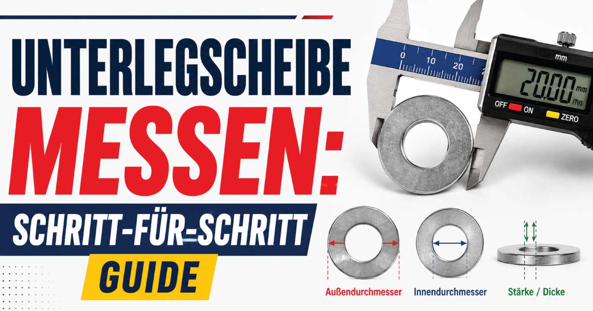 Unterlegscheibe messen