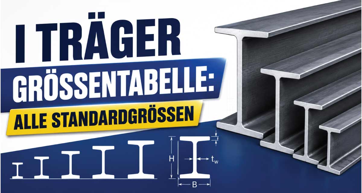 I Träger Größentabelle