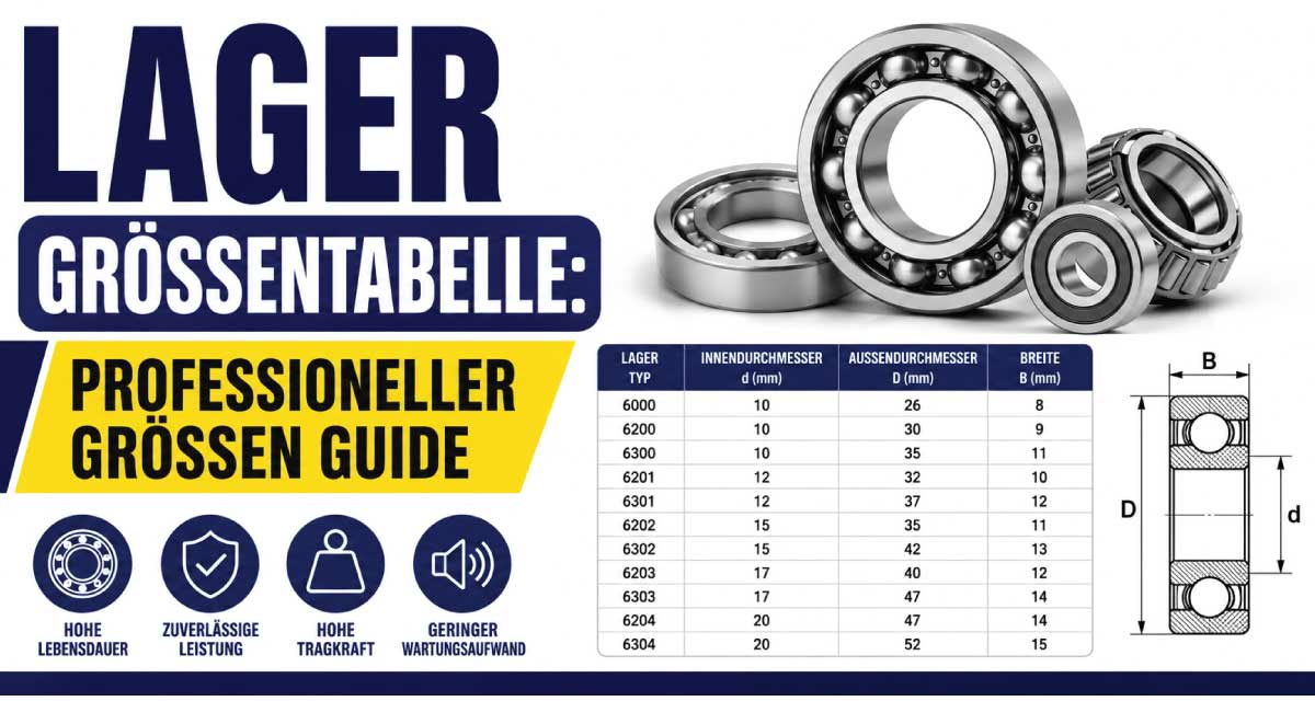 Lager Größentabelle
