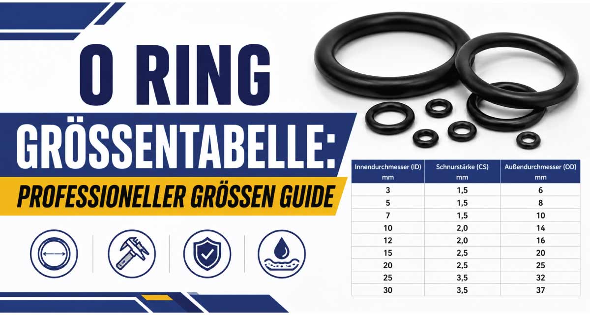 O Ring Größentabelle