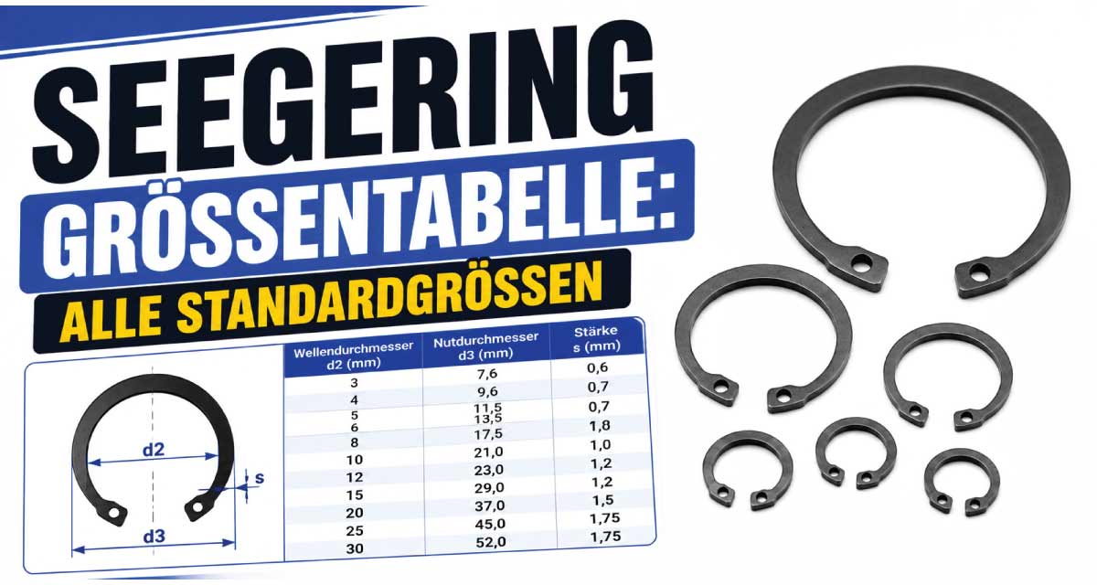 Seegerring Größentabelle